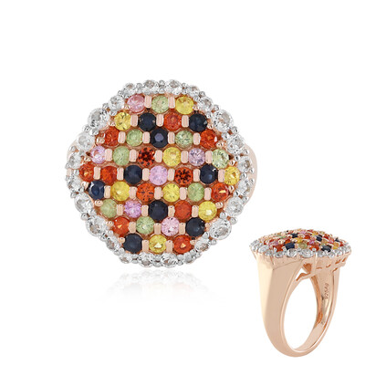 Anello in argento con Zaffiro Blu