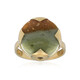 Anello in argento con Legno Fossile (Bali Barong)