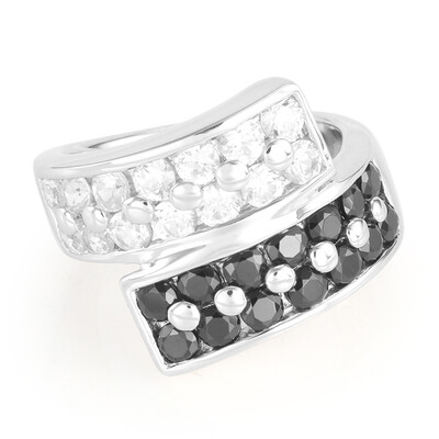 Anello in argento con Spinello Nero
