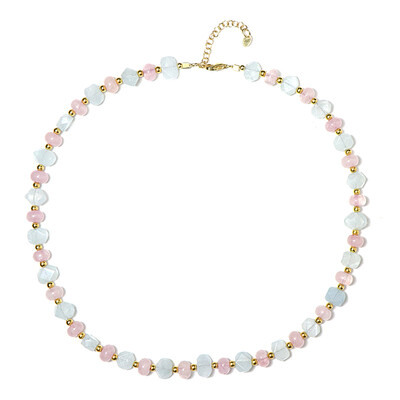 Collana in argento con Ematite Dorata