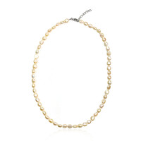 Collana in argento con Perla di Acqua Dolce (TPC)