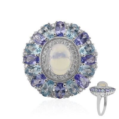 Anello in argento con Opale di Welo