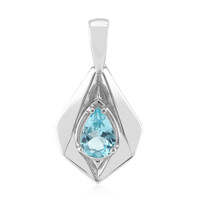 Ciondolo in argento con Apatite Blu (Pallanova)