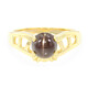 Anello placcato in oro con Scapolite Occhio di Gatto