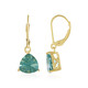 Orecchini in argento con Fluorite Verde