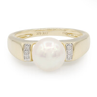 Anello in oro con Perla Akoya (TPC)