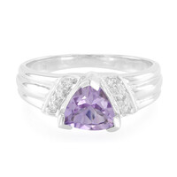 Anello in argento con Ametista Boliviana