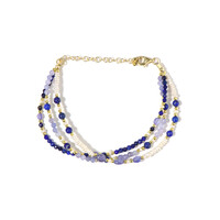 Bracciale in argento con Tanzanite (Riya)