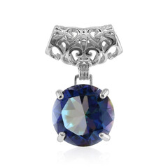 Ciondolo in argento con Quarzo Mistico Blu