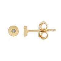 Orecchini in argento con Diamante I2 (I)