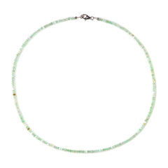 Collana in argento con Crisoprasio