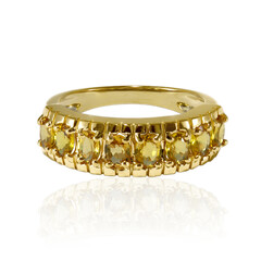 Anello in oro con Zaffiro Giallo (Adela Gold)