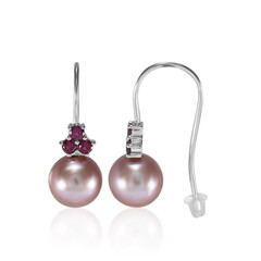 Orecchini in argento con Perla Ming (TPC)