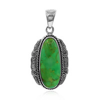 Ciondolo in argento con Turchese Kingman Mohave Verde (Art of Nature)