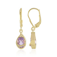 Orecchini in argento con Ametista Rose de France