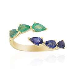 Anello in oro con Zaffiro Ceylon Blu (CIRARI)