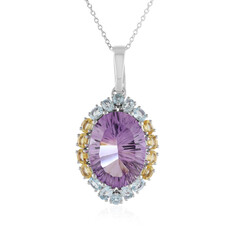 Collana in argento con Ametista Rose de France