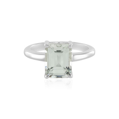 Anello in argento con Ametista Verde