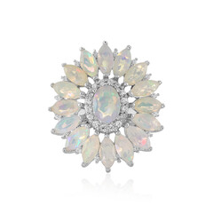 Anello in argento con Opale di Welo