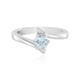 Anello in argento con Topazio Blu Cielo