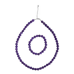 Parure in argento con Ametista