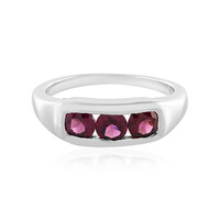 Anello in argento con Rodolite
