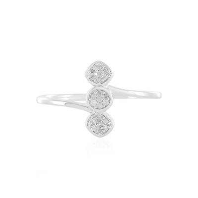 Anello in argento con Diamante I2 (I)