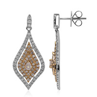 Orecchini in oro con Diamante Rosa I1 (CIRARI)