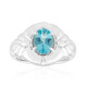 Anello in argento con Apatite Blu (Pallanova)