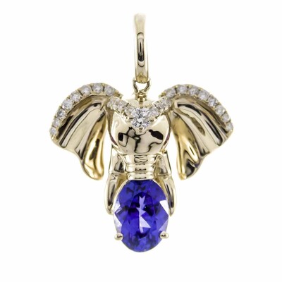 Ciondolo in oro con Tanzanite AAA (CIRARI)