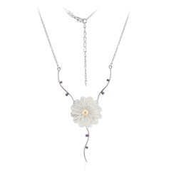Collana in argento con Madreperla (TPC)