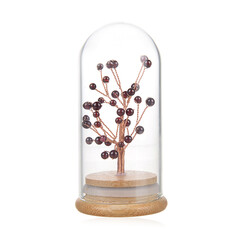 Accessorio in ottone con Granato