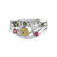 Anello in argento con Zircone Giallo