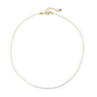 Collana in argento con Topazio Bianco