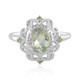 Anello in argento con Ametista Verde