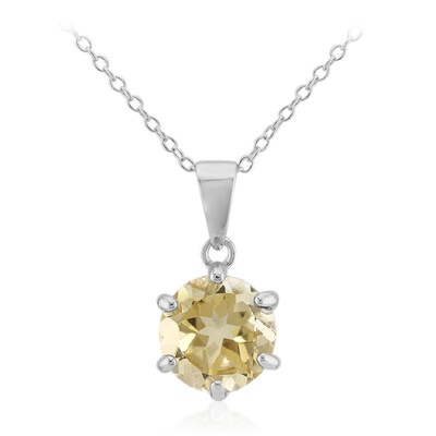Collana in argento con Citrino