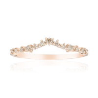 Anello in oro con Diamante Rose de France SI1 di Argyle