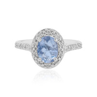 Anello in argento con Fluorite Cangiante