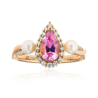 Anello in oro con Diasporo Rosa (AMAYANI)