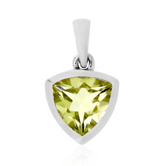 Ciondolo in argento con Quarzo Ouro Verde