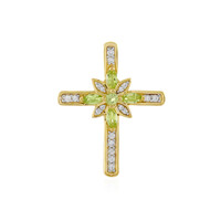 Ciondolo in argento con Peridoto Arizona