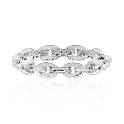 Anello in argento con Diamante I3 (I)