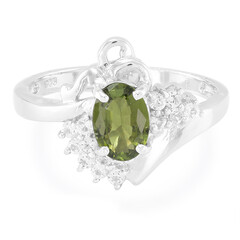 Anello in argento con Tormalina Cuprian