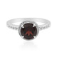 Anello in argento con Granato Mozambico