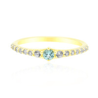 Anello in oro con Tormalina Paraiba Nigeriana
