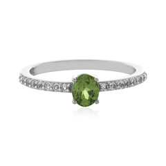 Anello in argento con Demantoide Russo