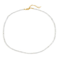Collana in argento con Topazio Bianco