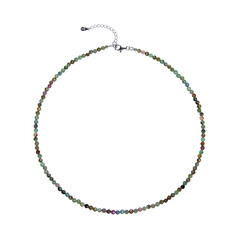Collana in argento con Rubino Fuchsite