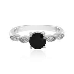 Anello in argento con Onice Nero