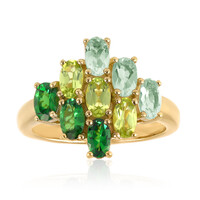 Anello in argento con Tsavorite